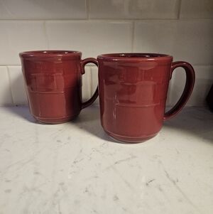 Longaberger Paprika Set of Mugs
